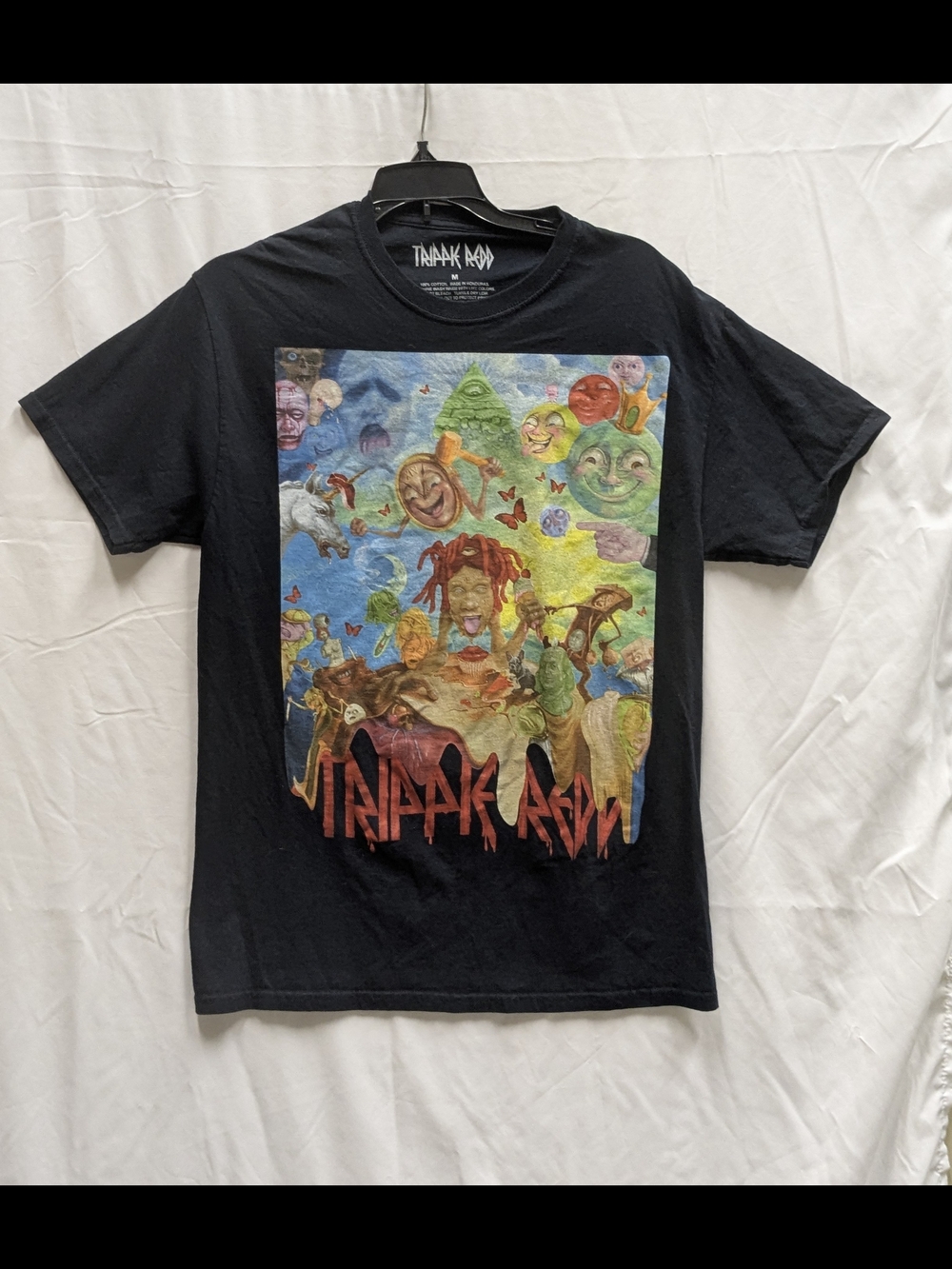 Trippie Redd "Life's a Trip" 1400 Club Graphic Rap Tee - Black - Size Medium